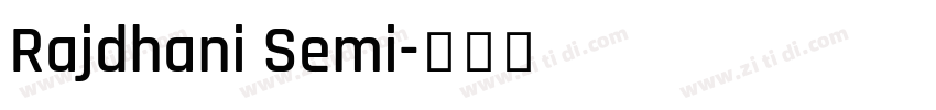 Rajdhani Semi字体转换